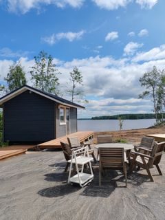 LockCorner Saunamökki Mikkelin Kyyveden rannalla.