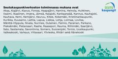 Seutukaupunkiverkostoon kuuluvat kaupungit