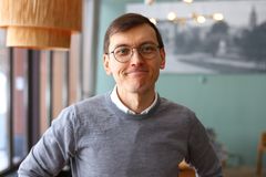 Tapahtuman organisoija Johannes Laitinen.