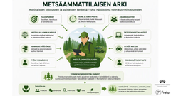 Metsäammattilaisten kuormitus on moninaista