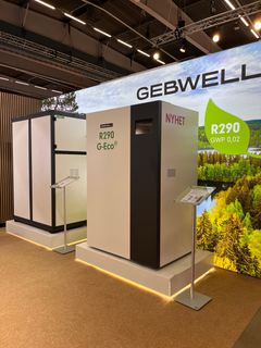 Eco lämpopumput Nordbygg messuilla.