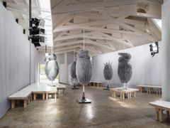 Jenna Sutela, Aeolian Suite, 2026. Suomen paviljonki 61. Venetsian taidebiennaalissa. Kuva: Ugo Carmeni / Frame Contemporary Art Finland.