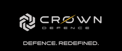 Crown Defence logo and tagline.