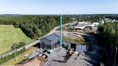 Leppäkosken Lämmön Palinperän-lämpölaitos Ikaalisissa