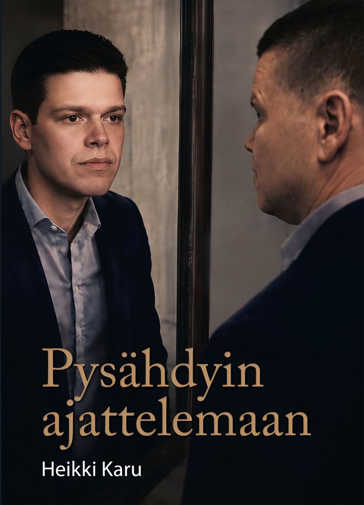 Pysahdyin ajattelemaan. Kirja julkaistaan kutsuvierastilaisuudessa 5.9.2026 klo 19 Ravintola Teatterissa Helsingissä.