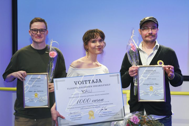 Ideakilpailun voittajien yhteiskuva