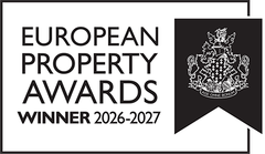 Palkintologo: European Property Awards, voittaja 2026–2027.