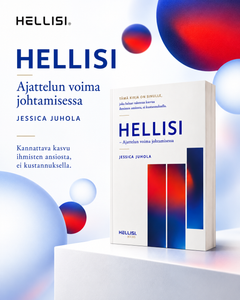 HELLISI kirjan kansi ja grafiikka kuva