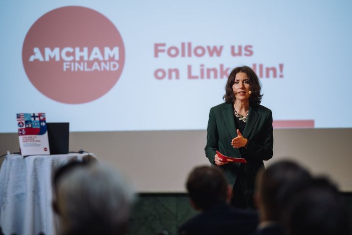 Amcham Finlandin toimitusjohtaja Alexandra Pasternak-Jackson.