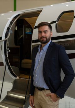 Mika Nikmo, koulutuspäällikkö, Aerocom Aviation.